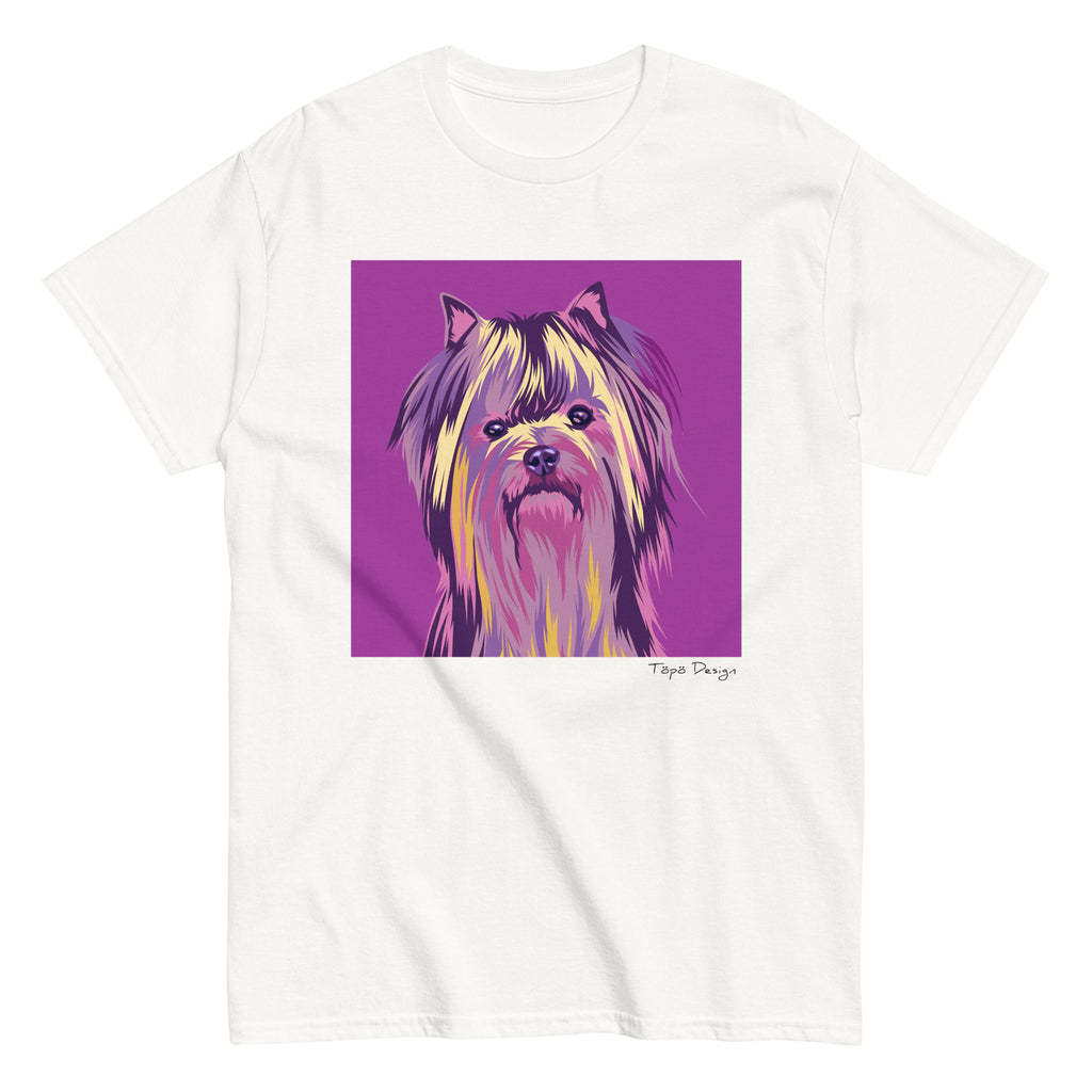 Yorkshirenterrieri T-paita, Pop Art