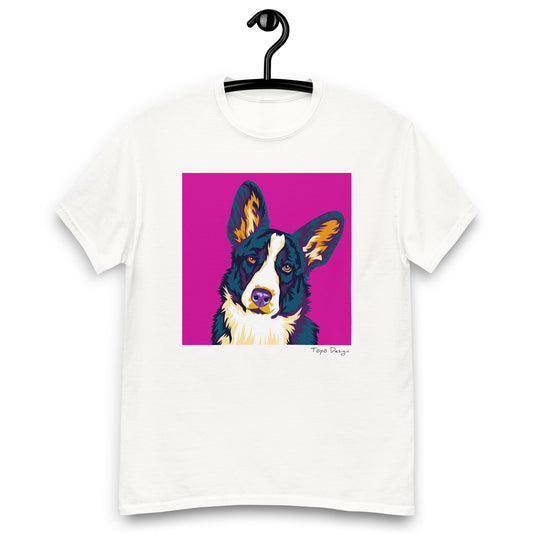 Welsh corgi cardigan T-paita, Pop Art