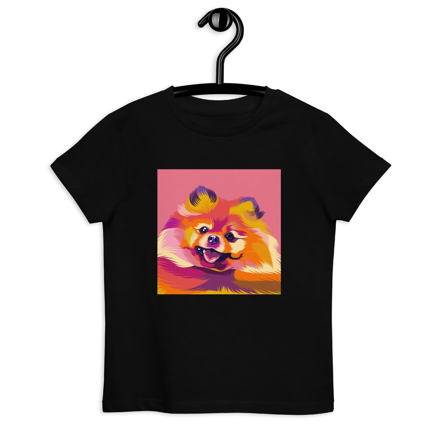 Pomeranian lasten T-paita, Pop Art
