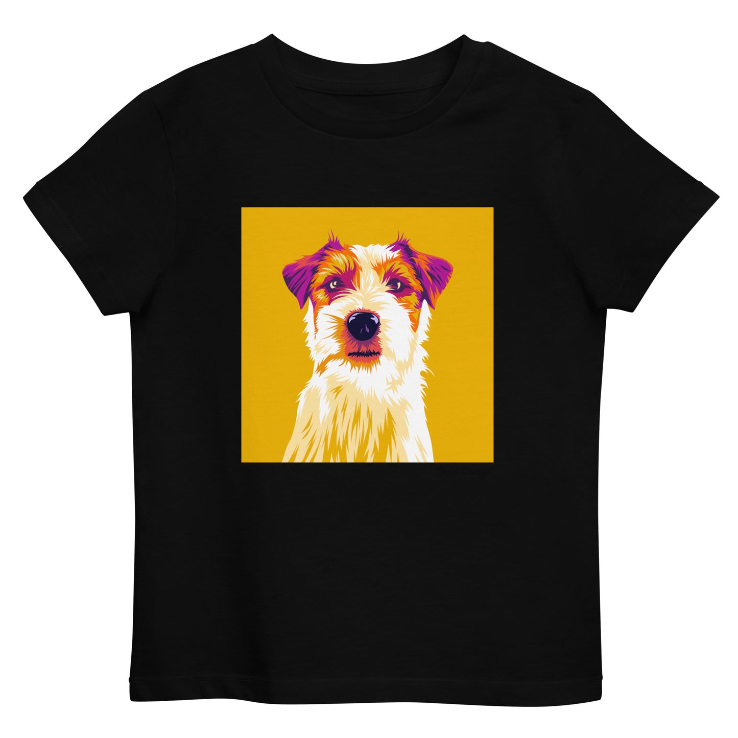 Jackrusselinterrieri lasten T-paita, Pop Art