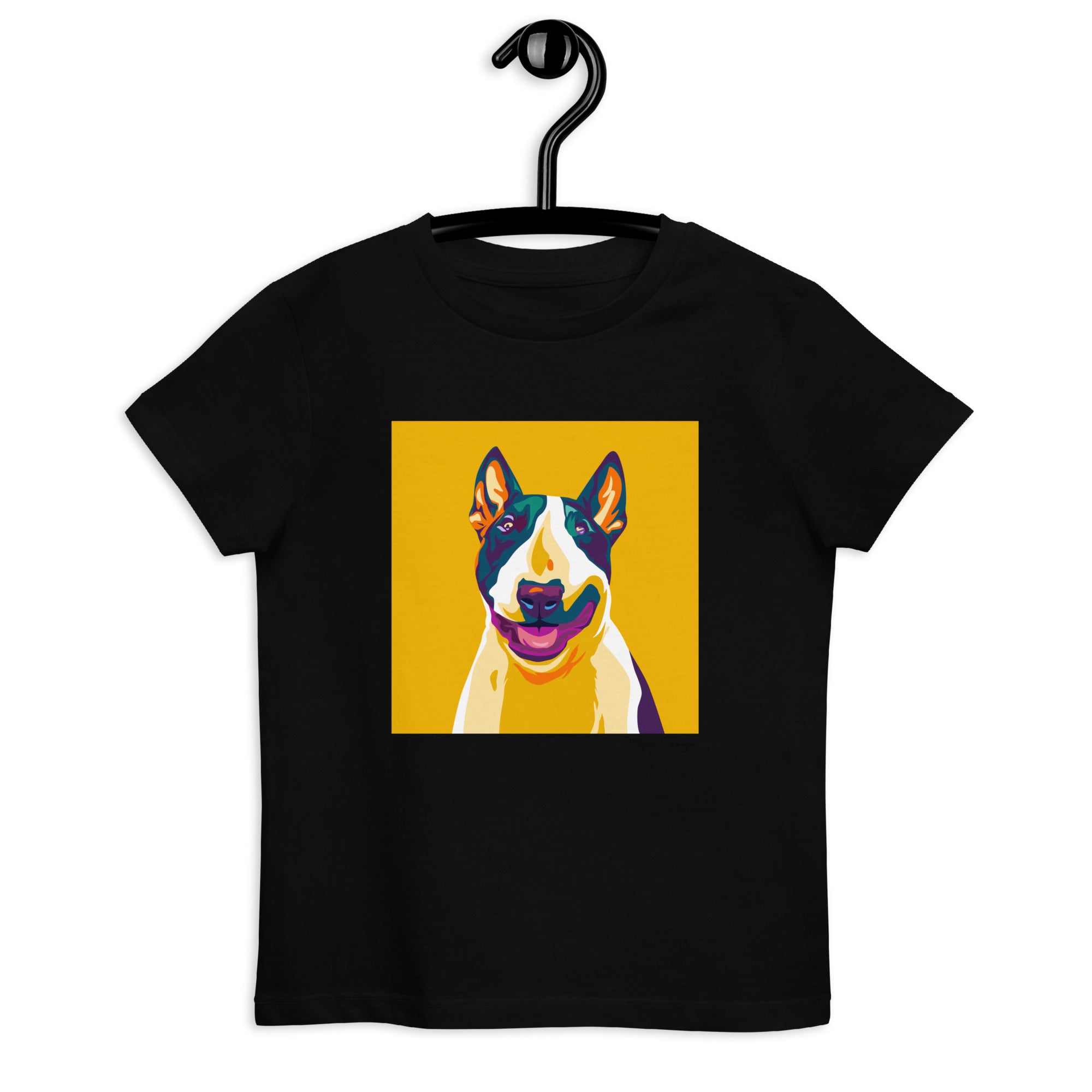 Bullterrieri lasten T-paita, Pop Art