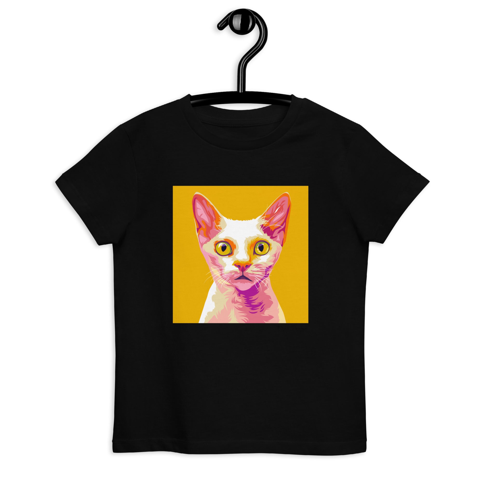 Devon Rex lasten T-paita, Pop Art