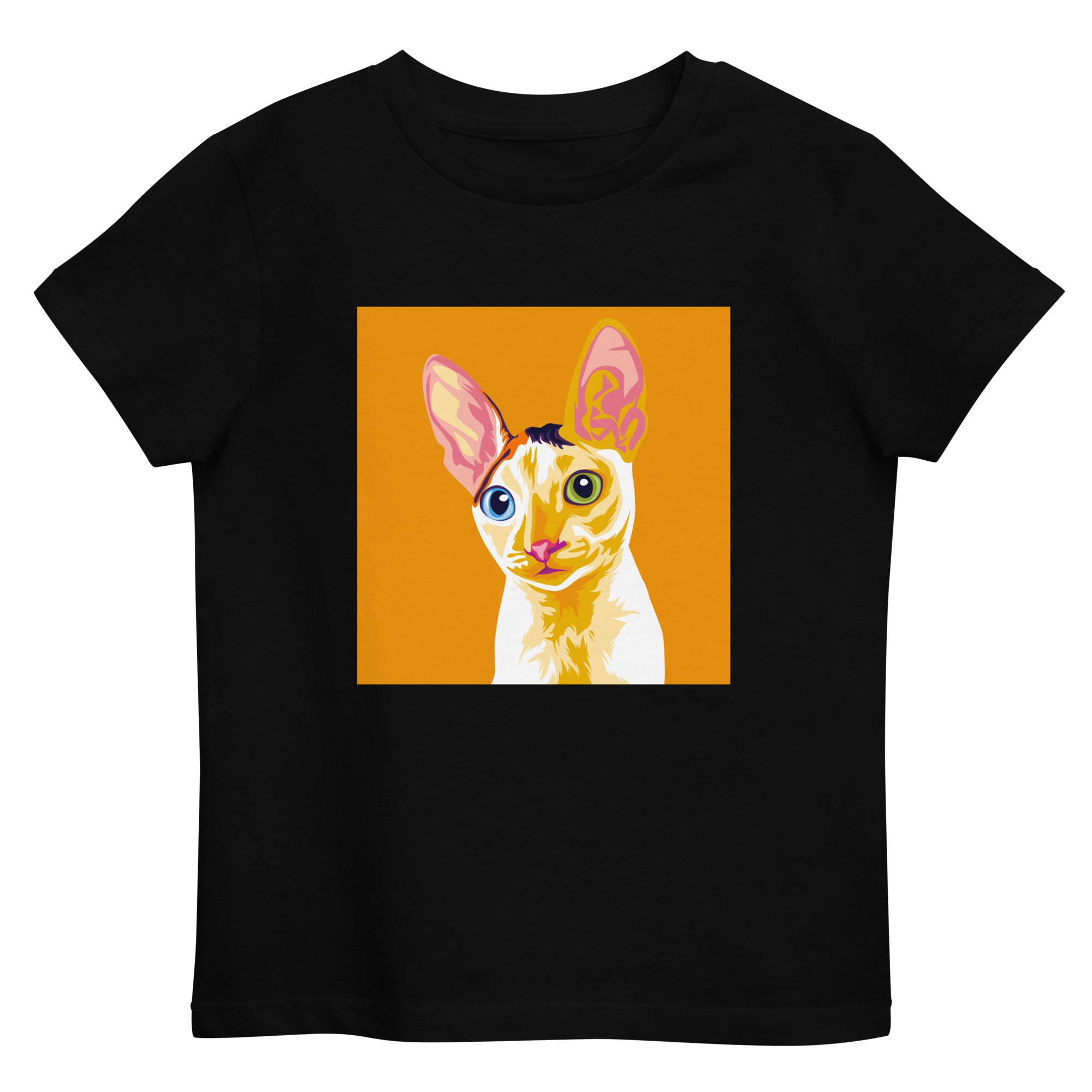Cornish rex lasten T-paita, Pop Art