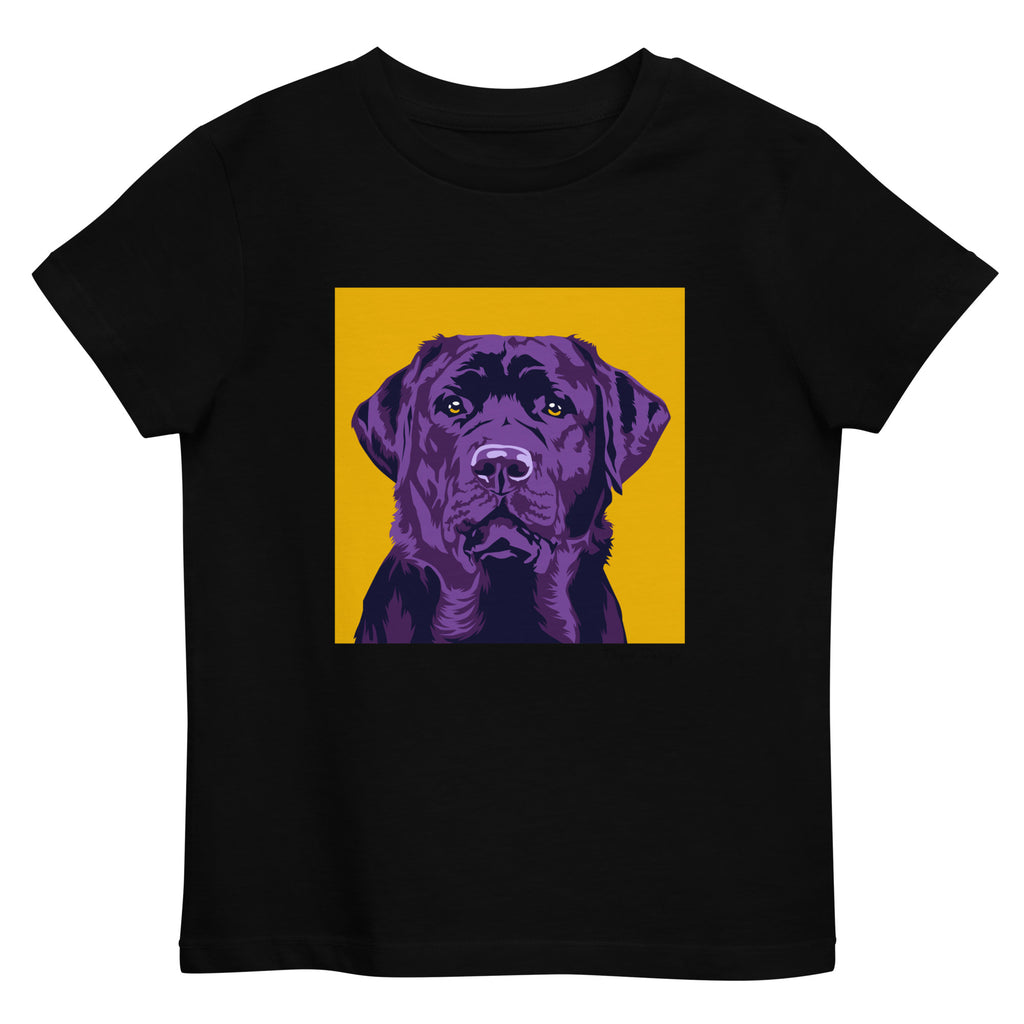 Labradorinnoutaja lasten T-paita, Pop Art