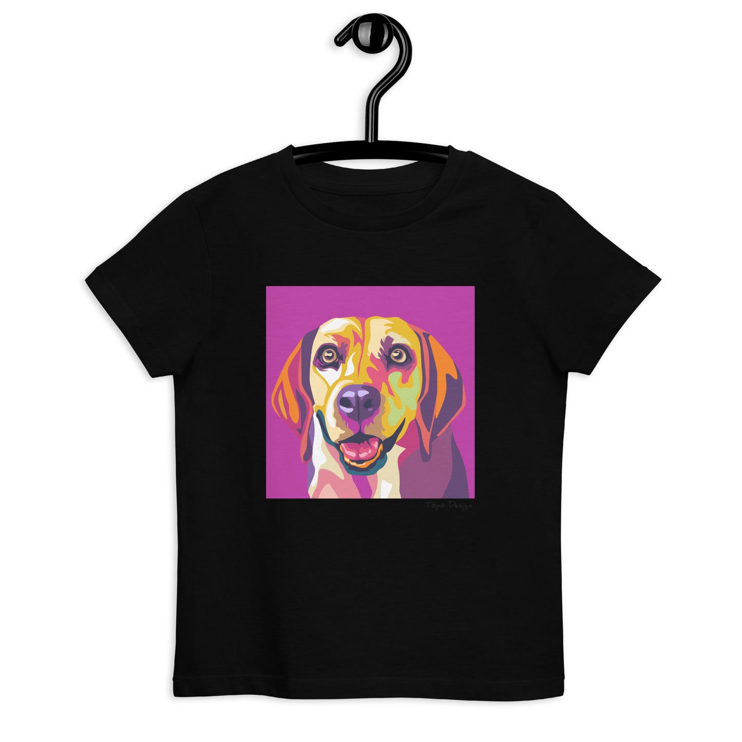 Beagle lasten T-paita, Pop Art