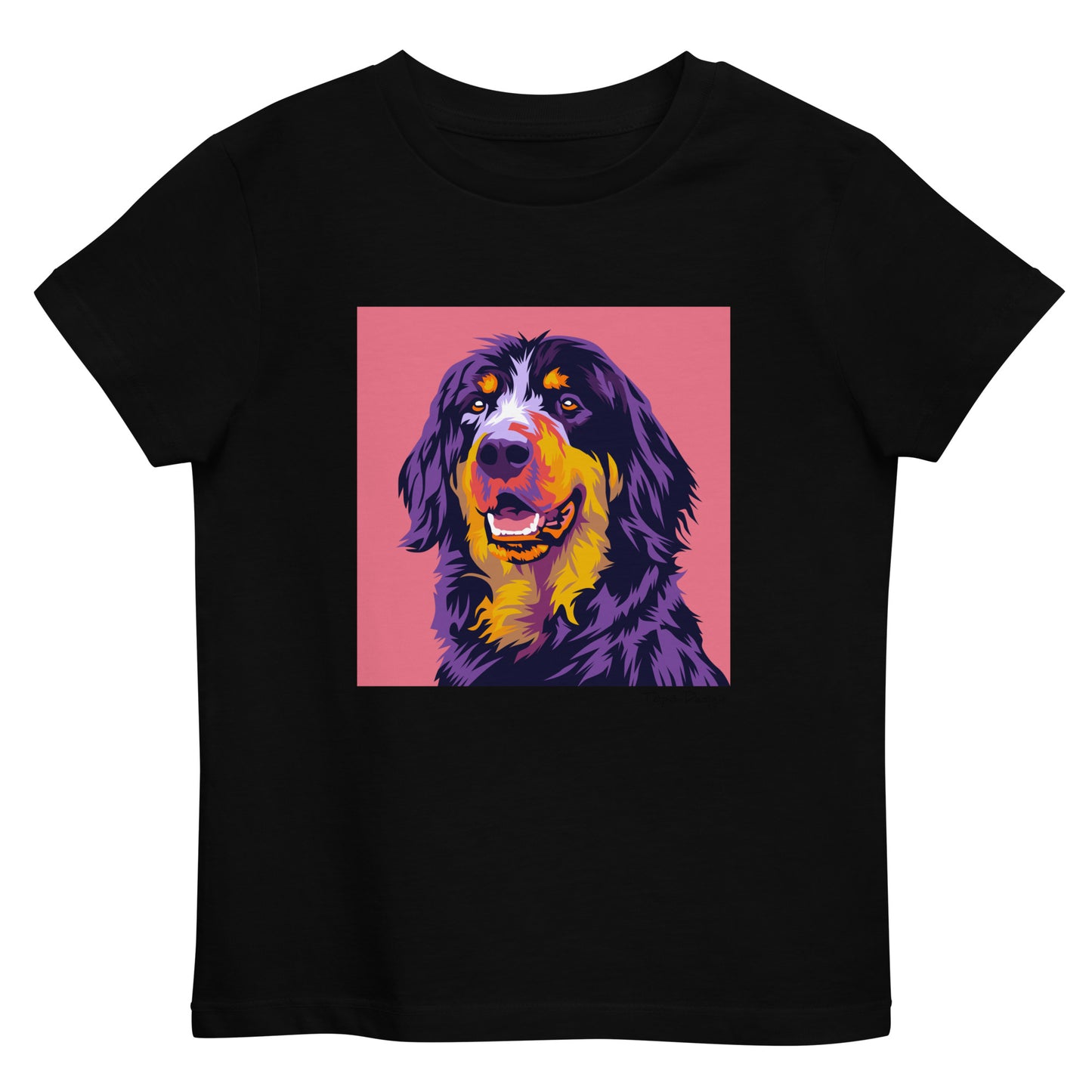 Hovawart Lasten T-paita, Pop Art