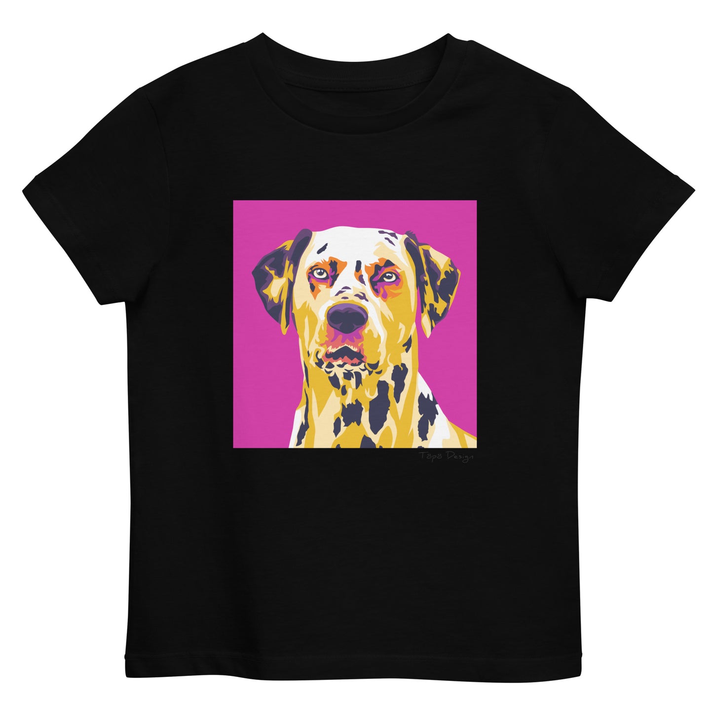 Dalmatiankoira Lasten T-paita, Pop Art
