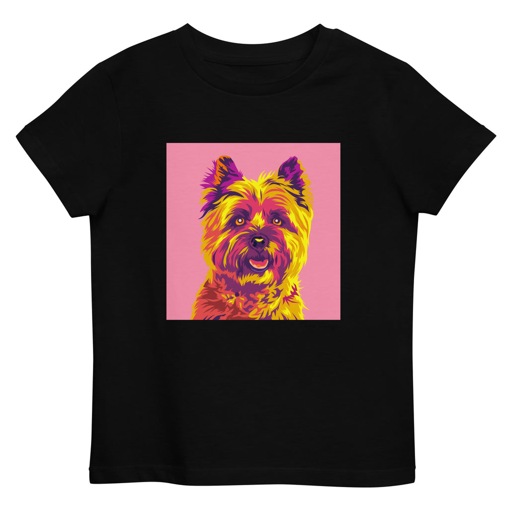 Cairnterrieri Lasten T-paita, Pop Art