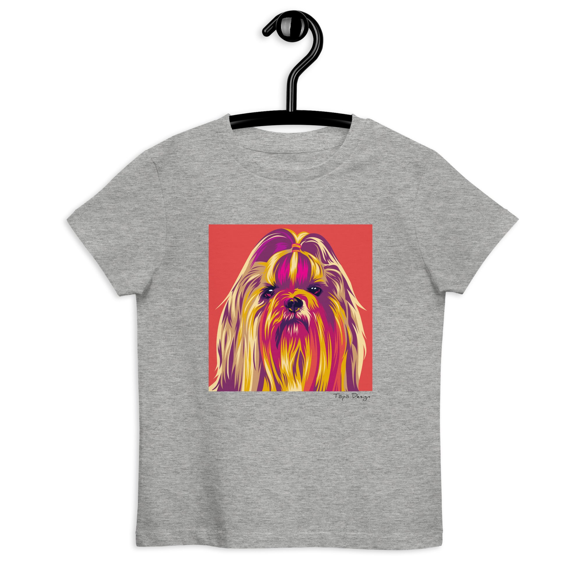 Shih tzu lasten T-paita, Pop Art