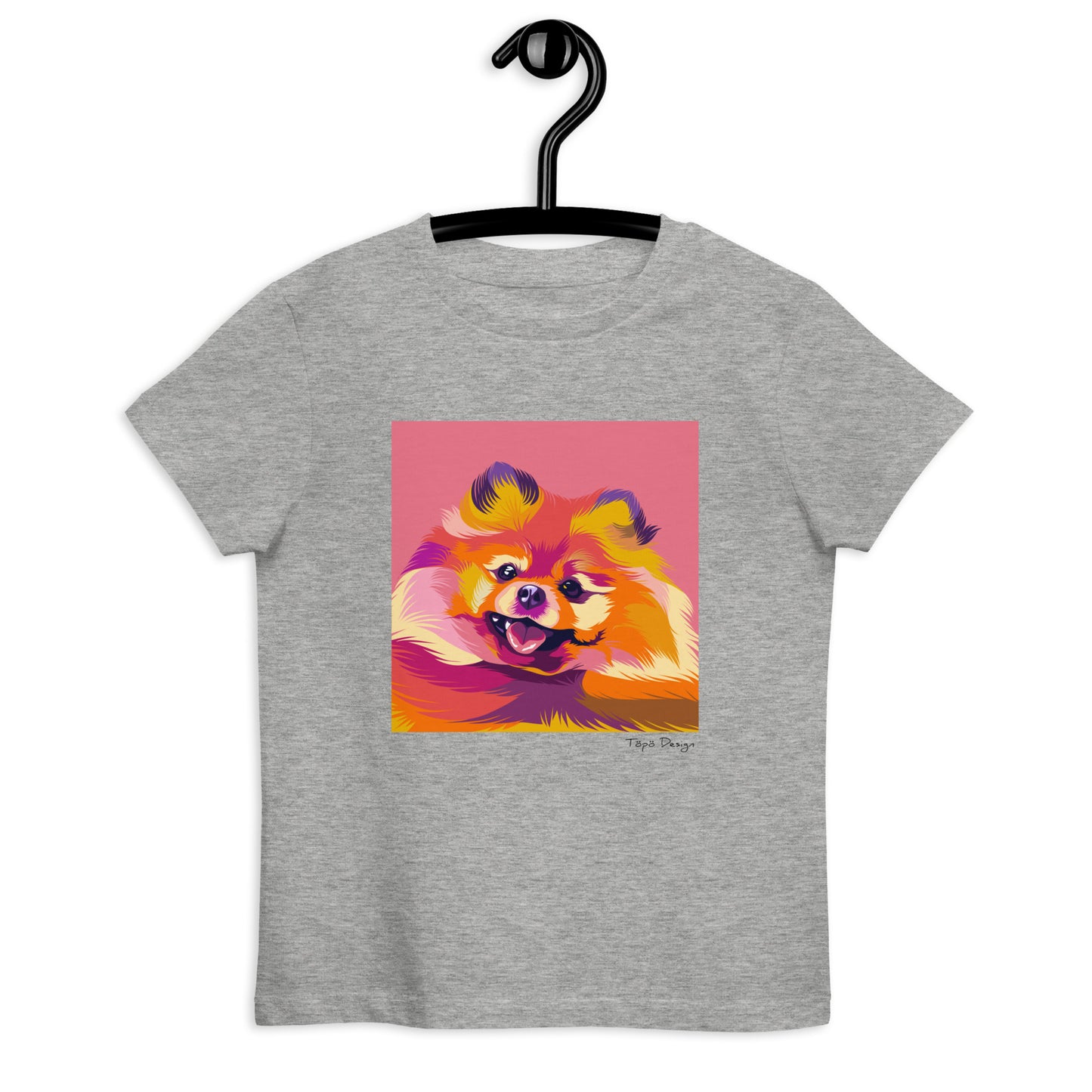Pomeranian lasten T-paita, Pop Art