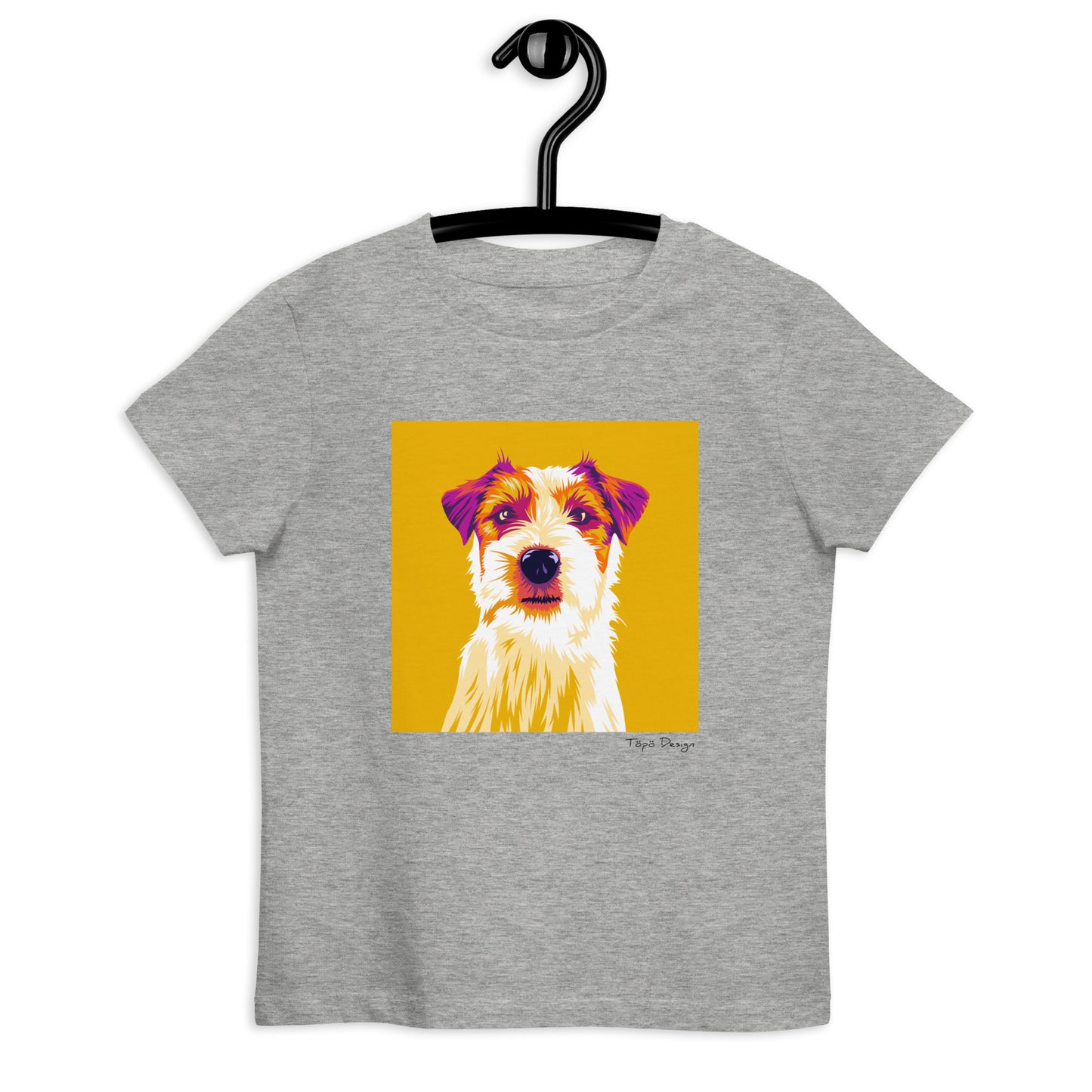 Jackrusselinterrieri lasten T-paita, Pop Art