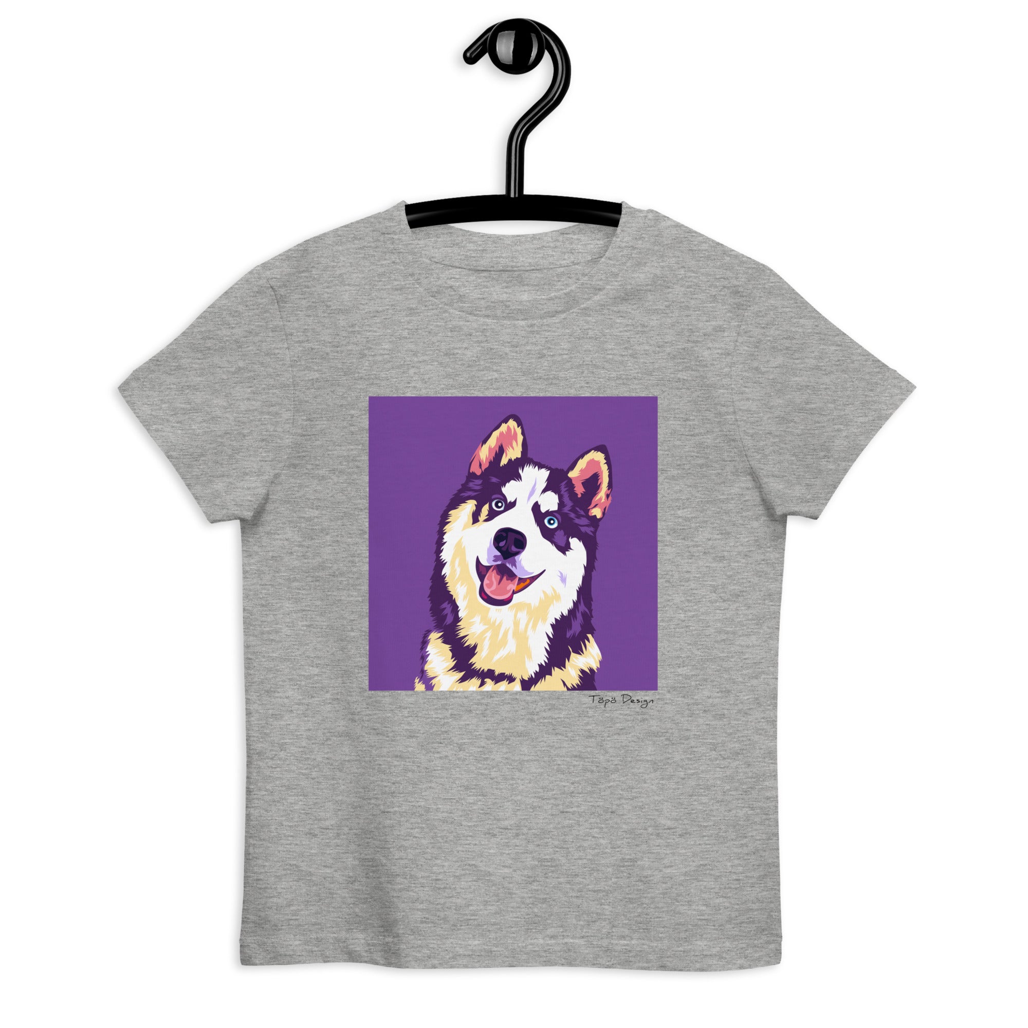 Husky lasten T-paita, Pop Art