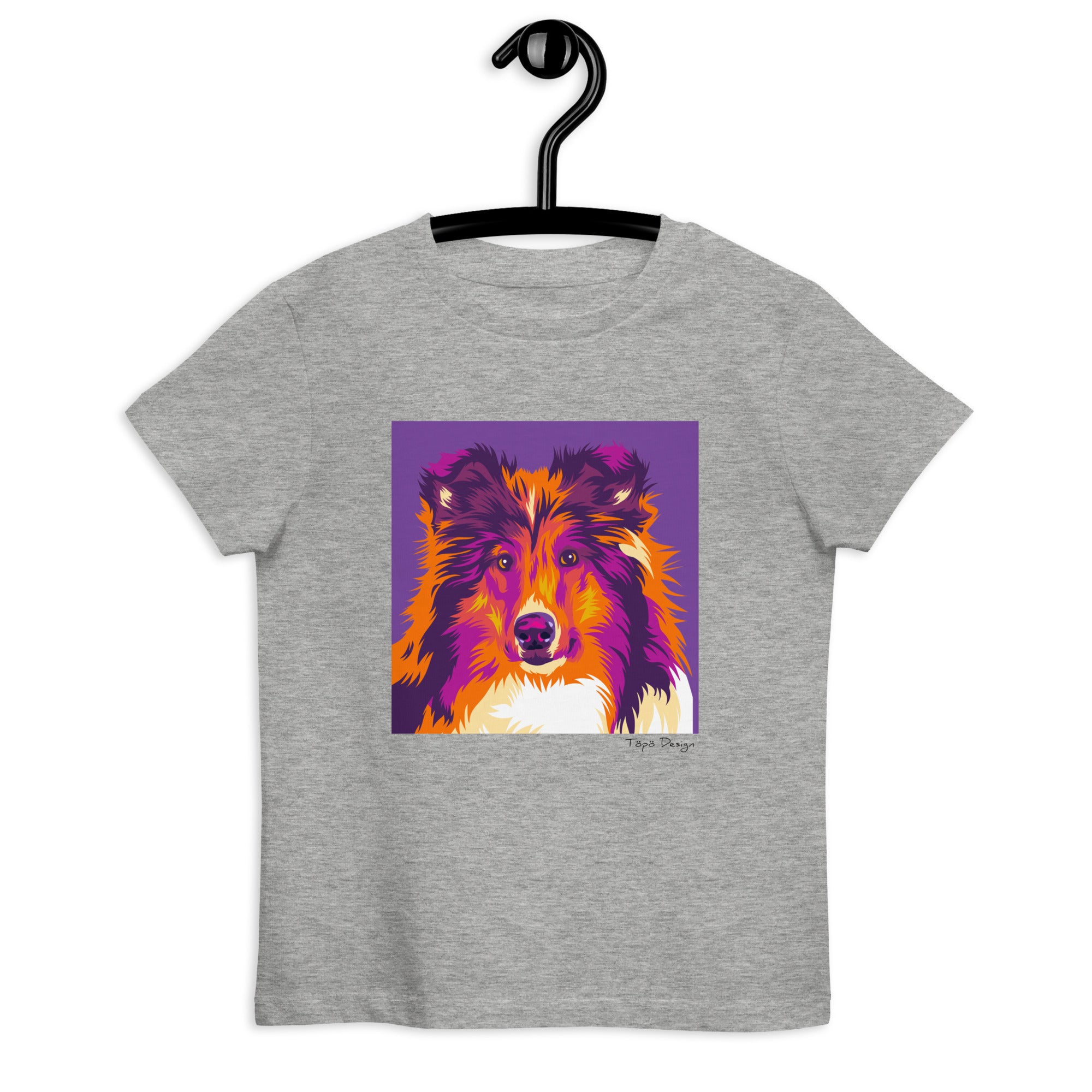 Collie lasten T-paita, Pop Art