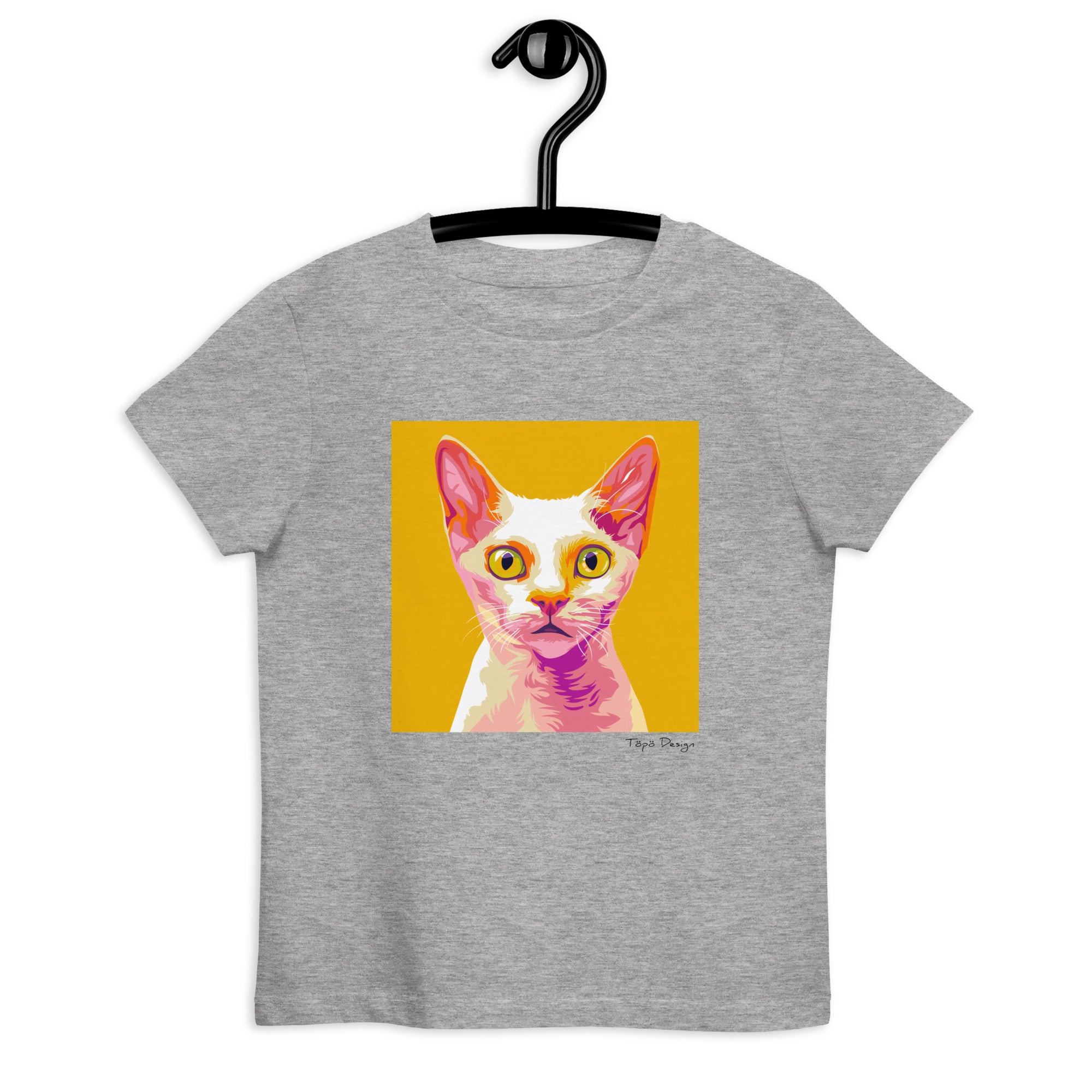 Devon Rex lasten T-paita, Pop Art