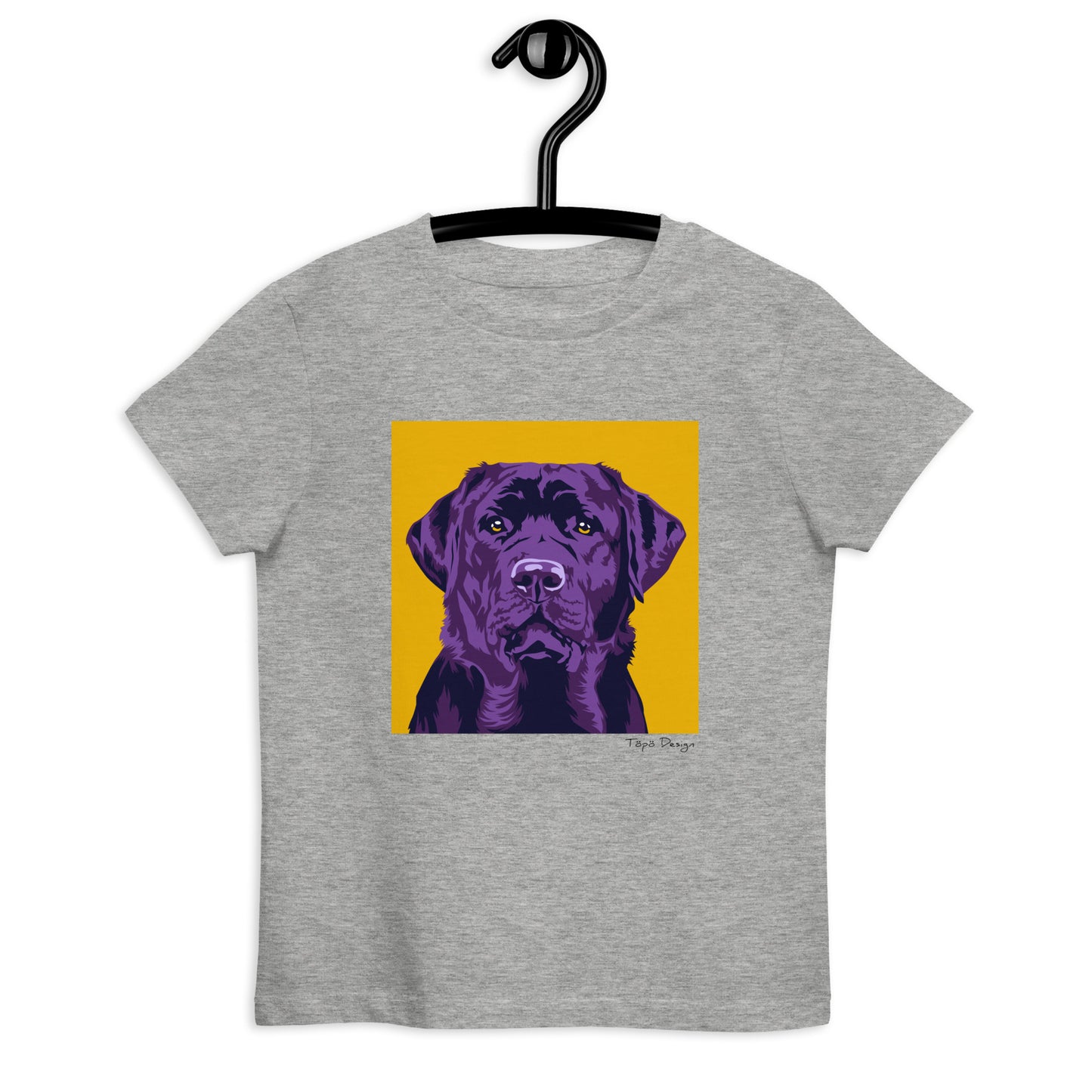 Labradorinnoutaja lasten T-paita, Pop Art