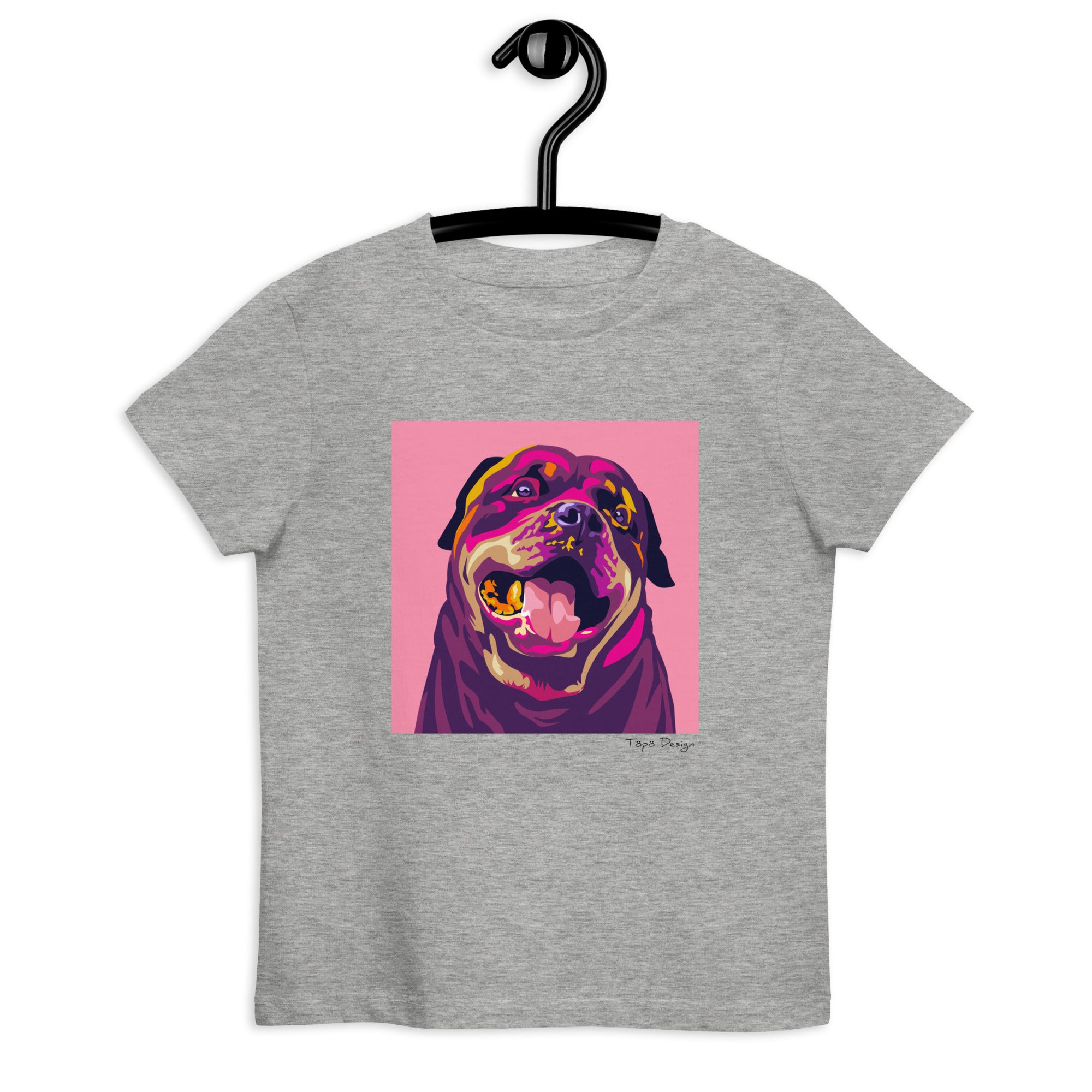 Rottweiler lasten T-paita, Pop Art