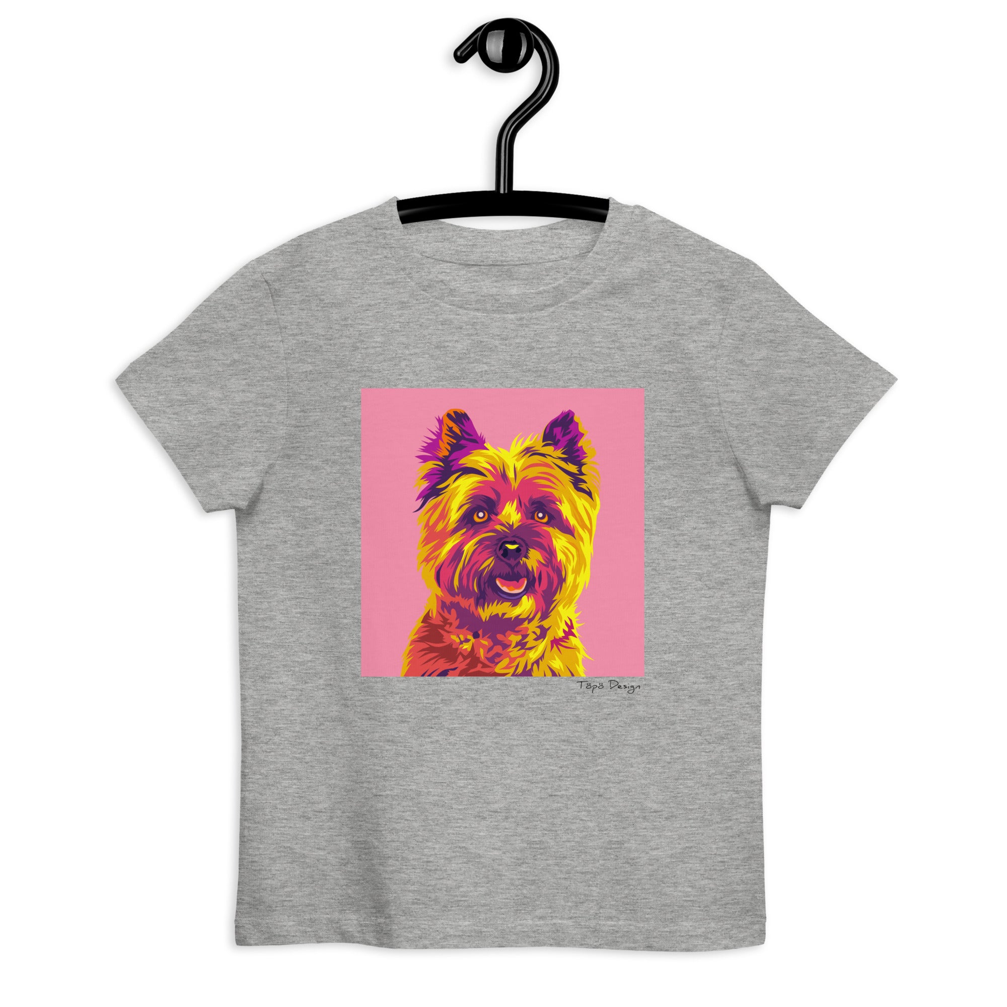 Cairnterrieri Lasten T-paita, Pop Art