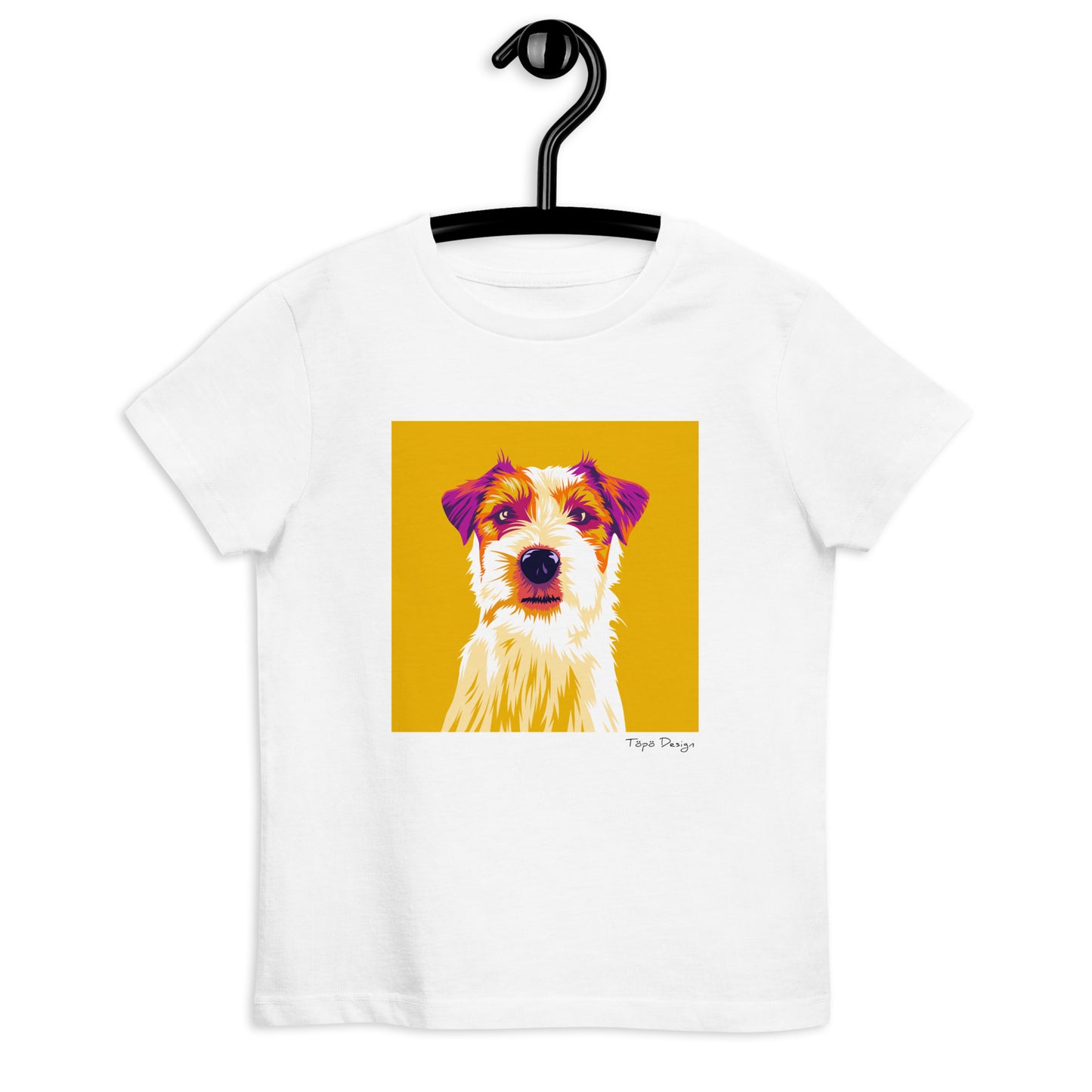 Jackrusselinterrieri lasten T-paita, Pop Art