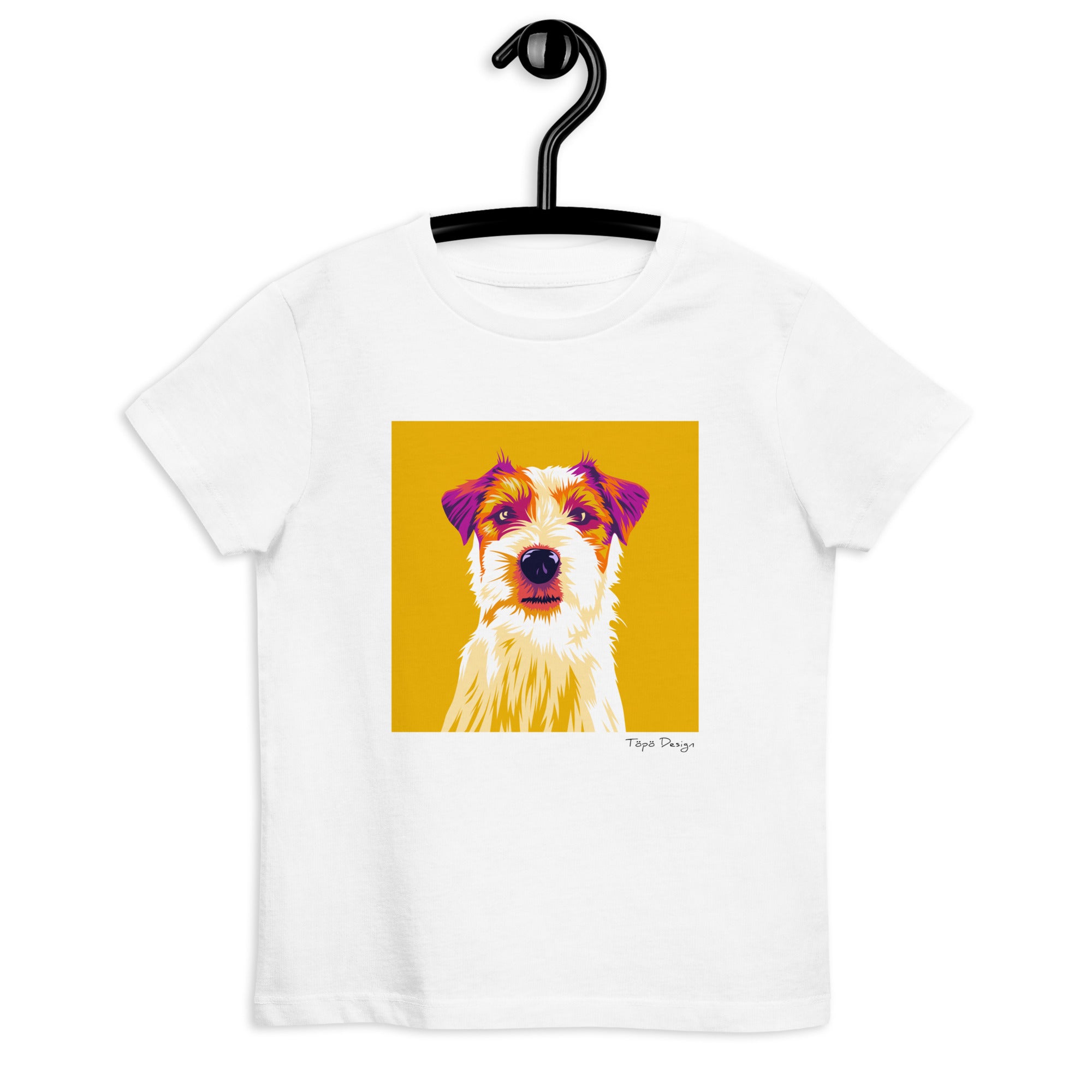 Jackrusselinterrieri lasten T-paita, Pop Art
