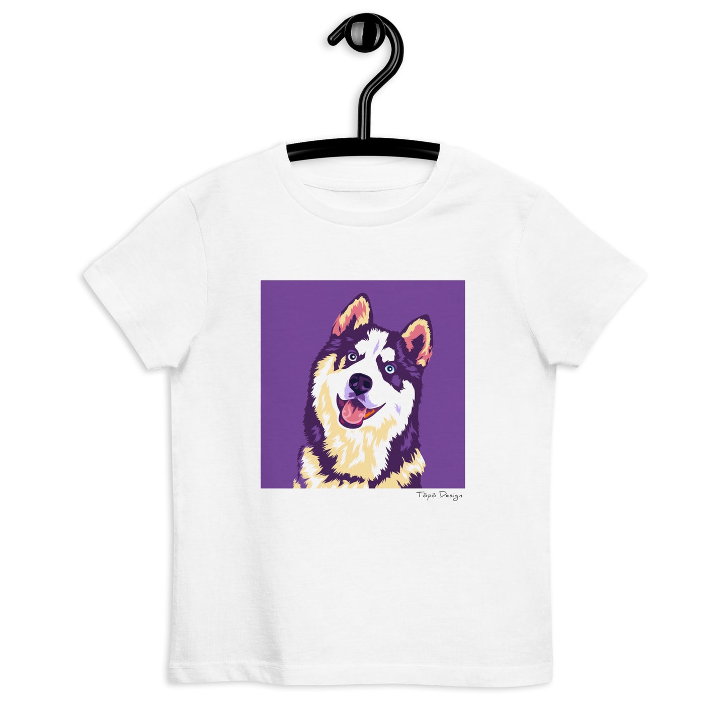 Husky lasten T-paita, Pop Art