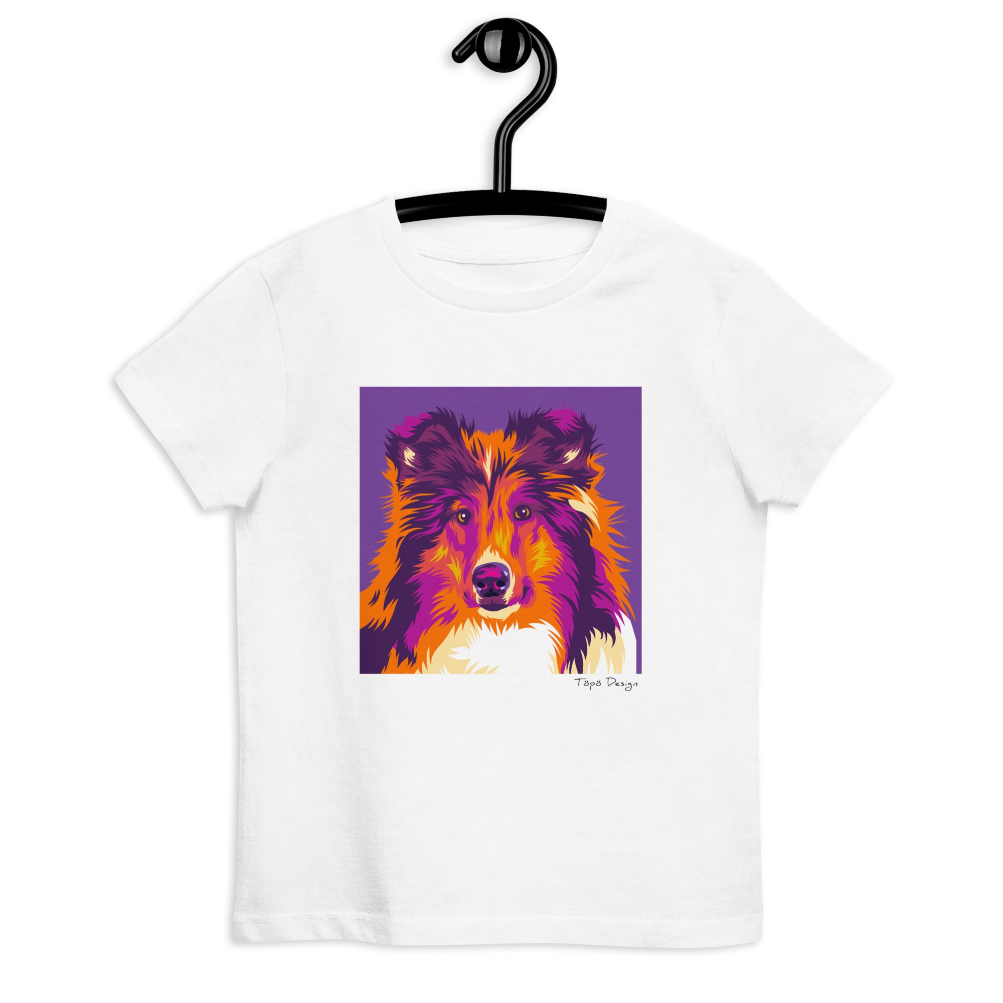 Collie lasten T-paita, Pop Art