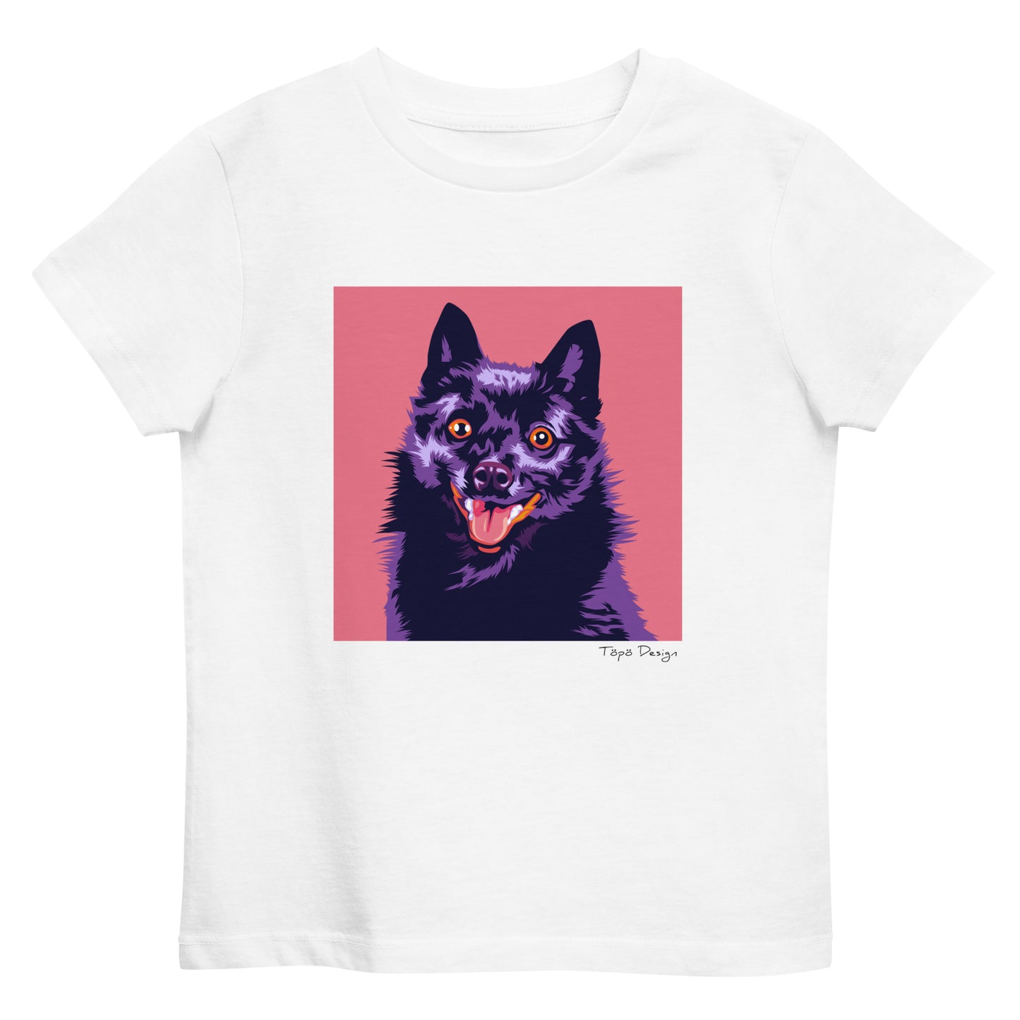 Schipperke lasten T-paita, Pop Art