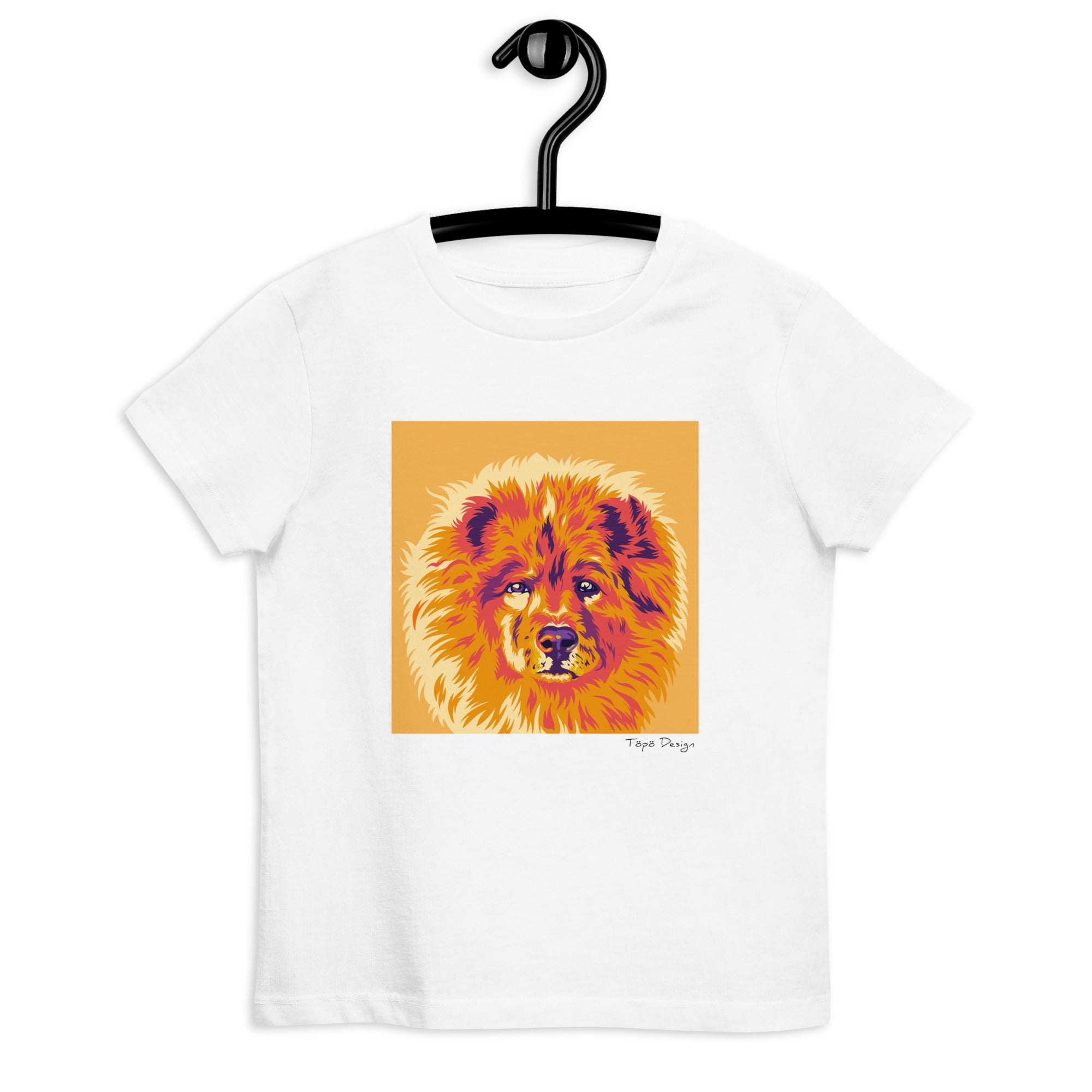 Chow chow lasten T-paita, Pop Art