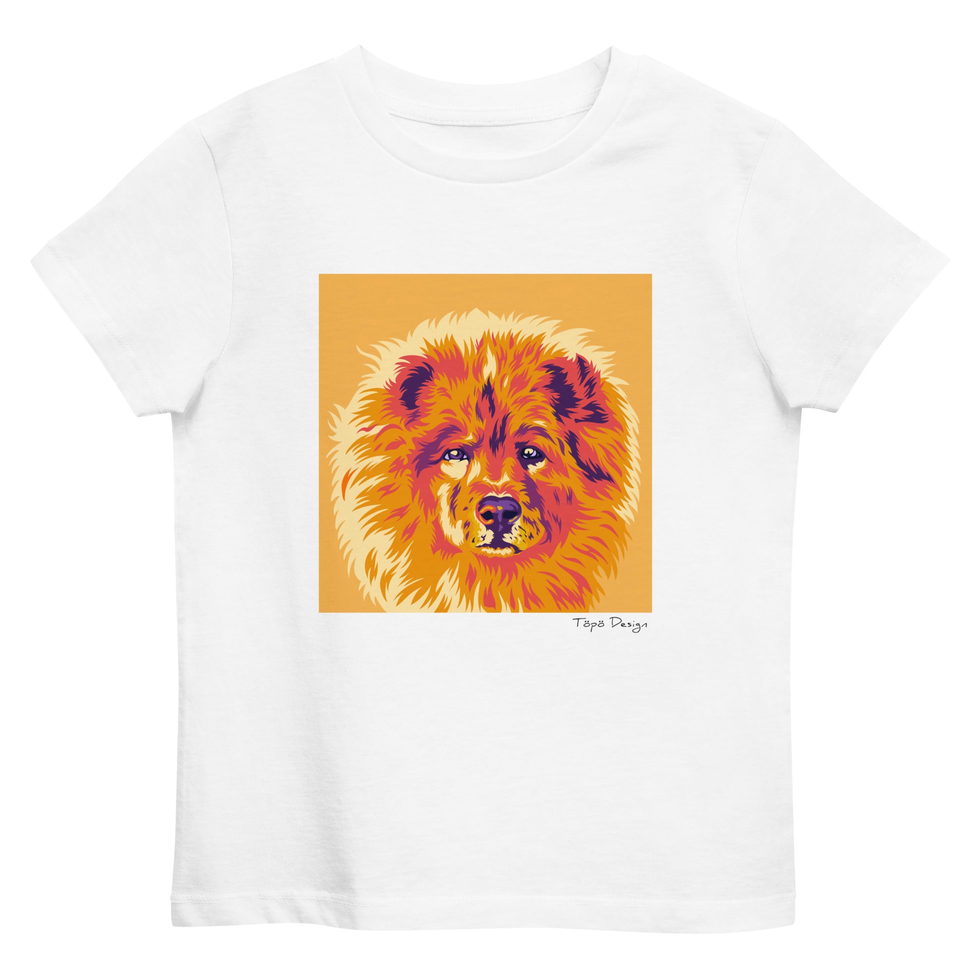 Chow chow lasten T-paita, Pop Art
