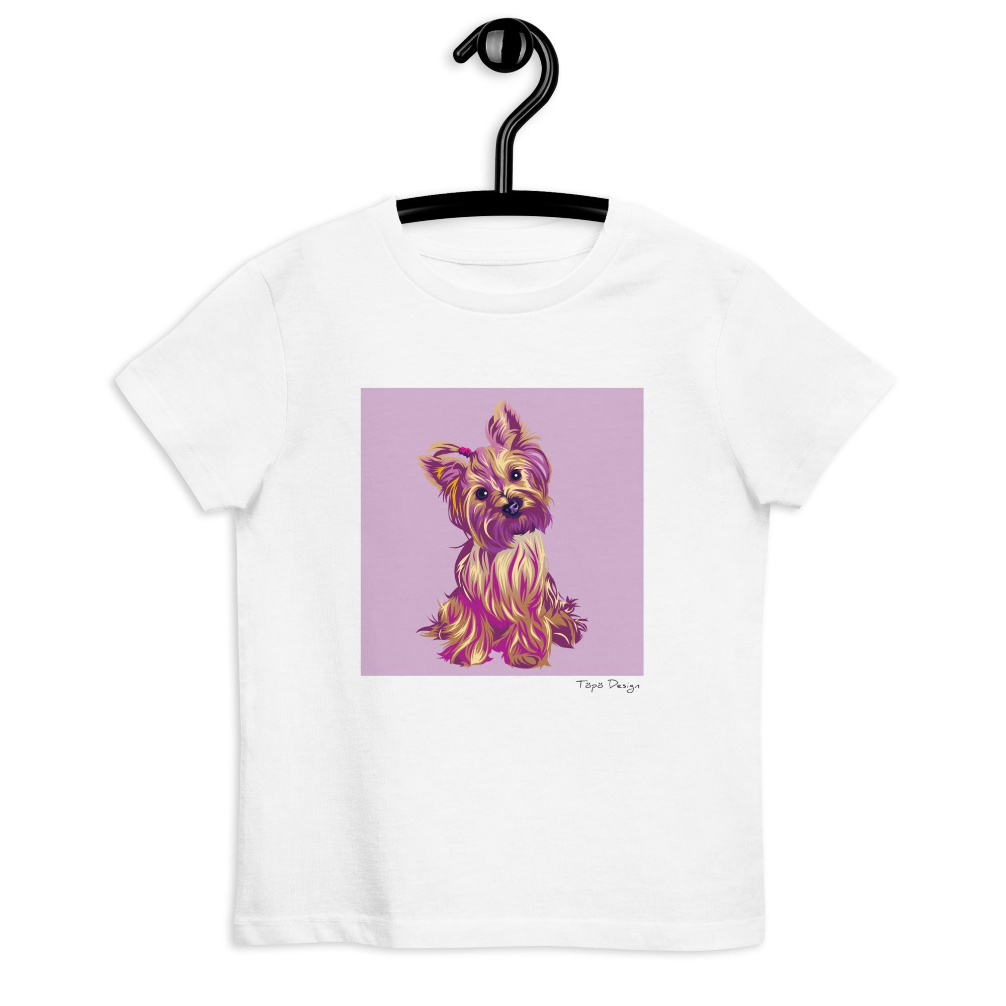 Yorkshirenterrieri Lasten T-paita, Pop Art