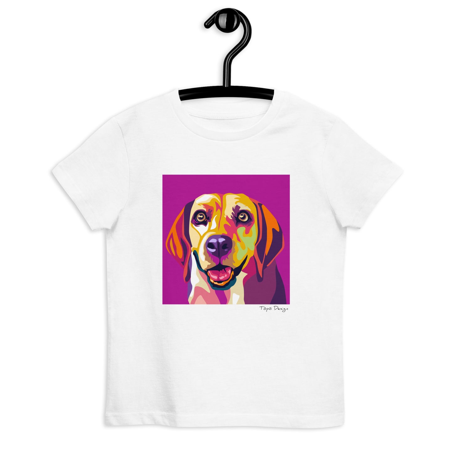 Beagle lasten T-paita, Pop Art