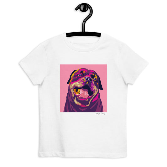 Rottweiler lasten T-paita, Pop Art
