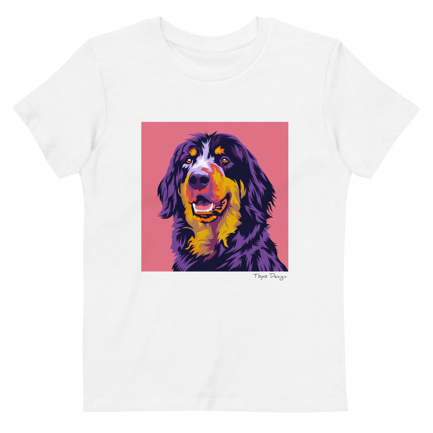 Hovawart Lasten T-paita, Pop Art