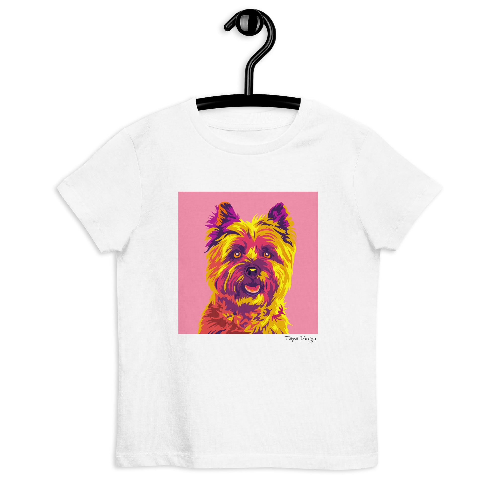 Cairnterrieri Lasten T-paita, Pop Art