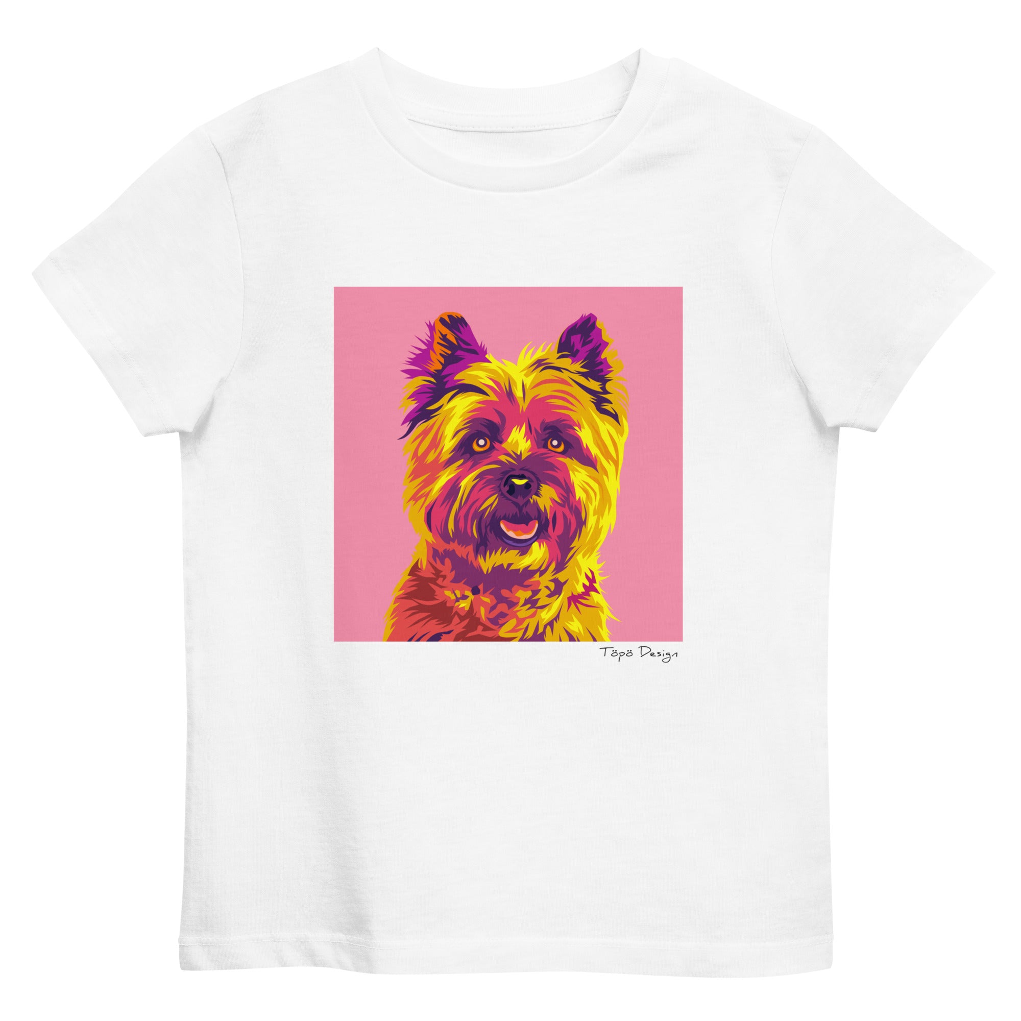 Cairnterrieri Lasten T-paita, Pop Art