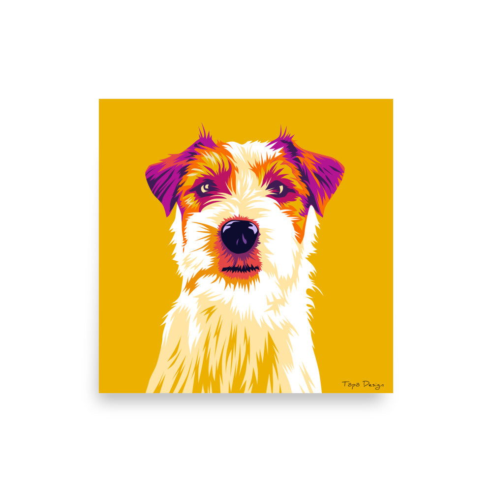 Jackrusselinterrieri Juliste, Pop Art