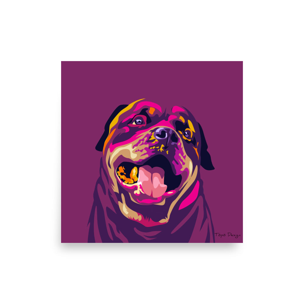 Rottweiler Juliste, Pop Art