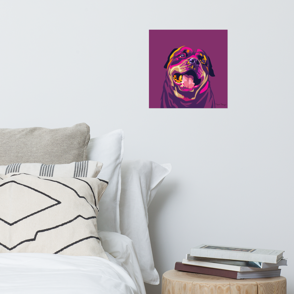 Rottweiler Juliste, Pop Art