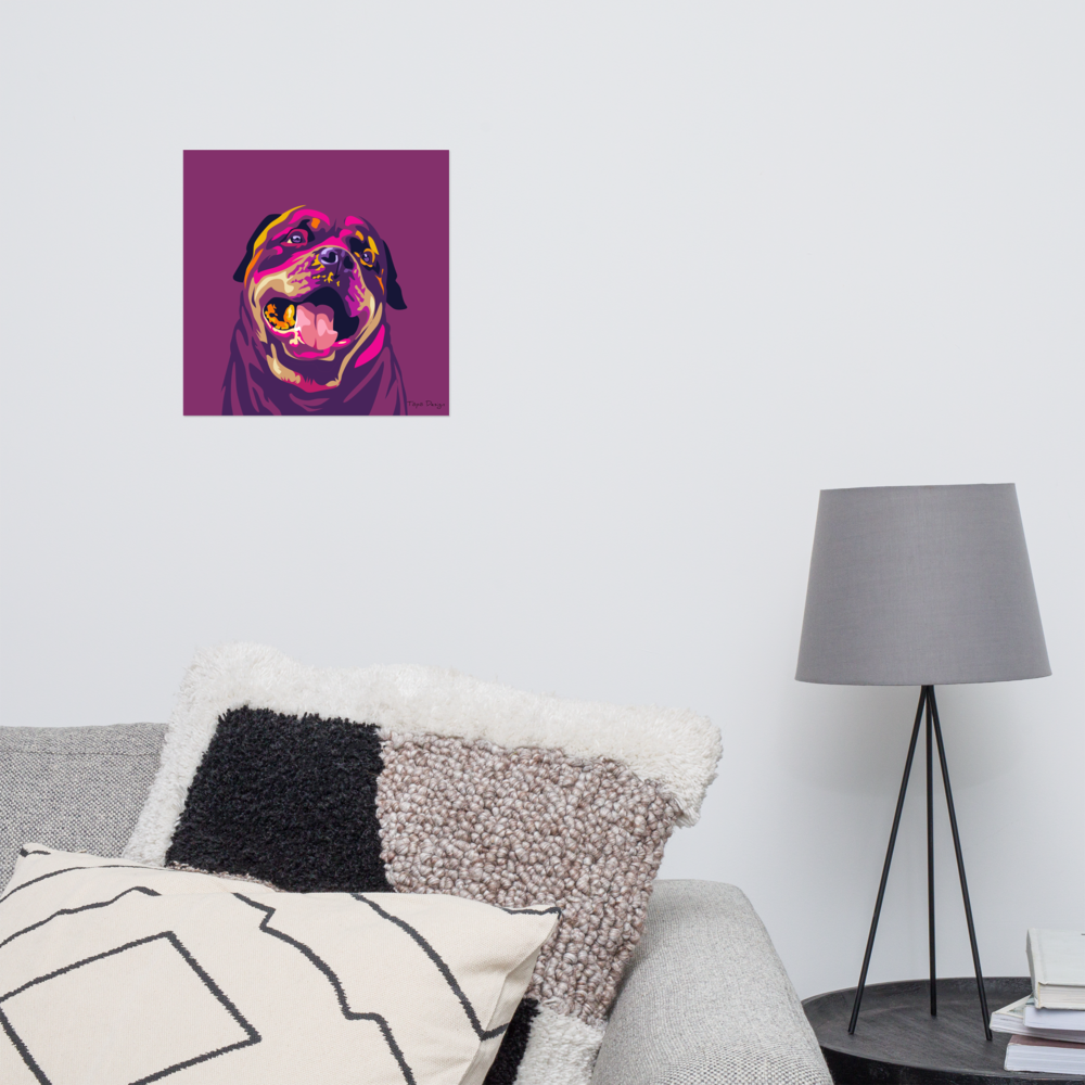 Rottweiler Juliste, Pop Art