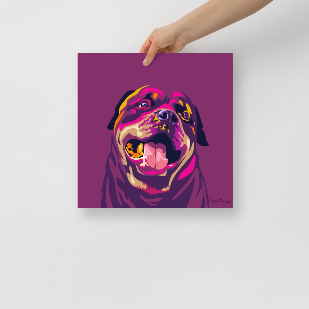 Rottweiler Juliste, Pop Art