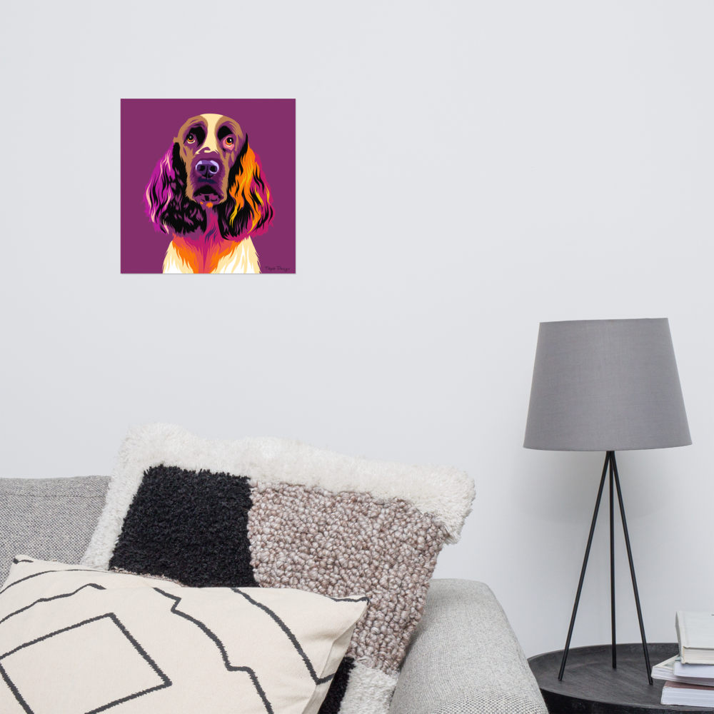 Englanninspringerspanieli Juliste, Pop Art