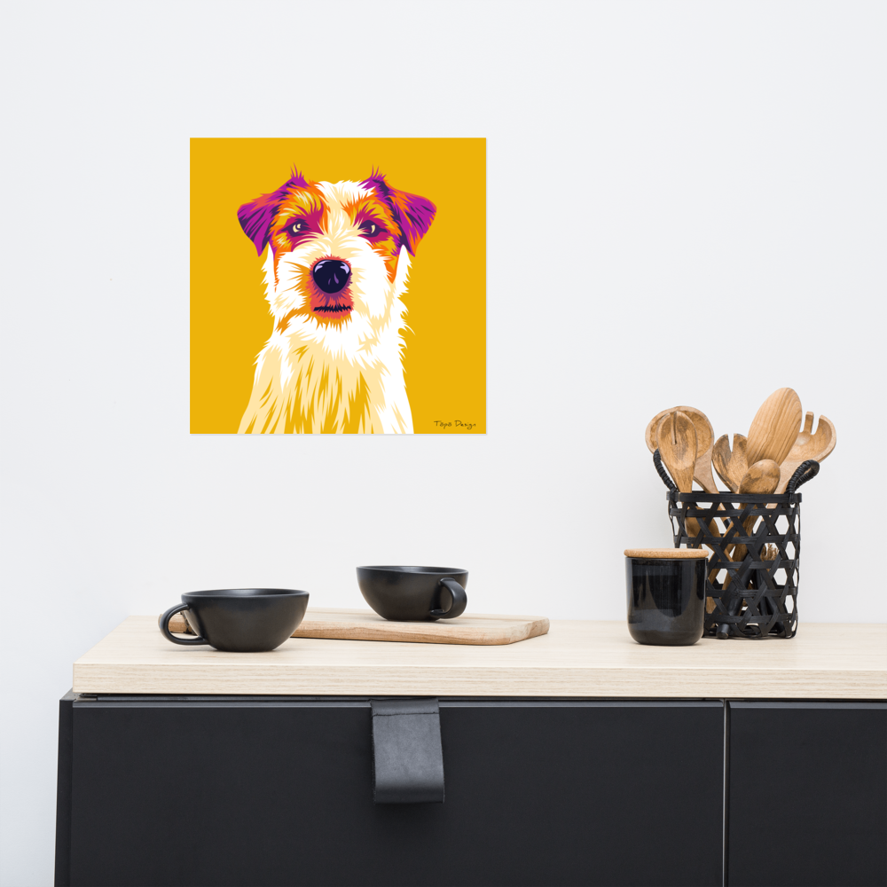 Jackrusselinterrieri Juliste, Pop Art