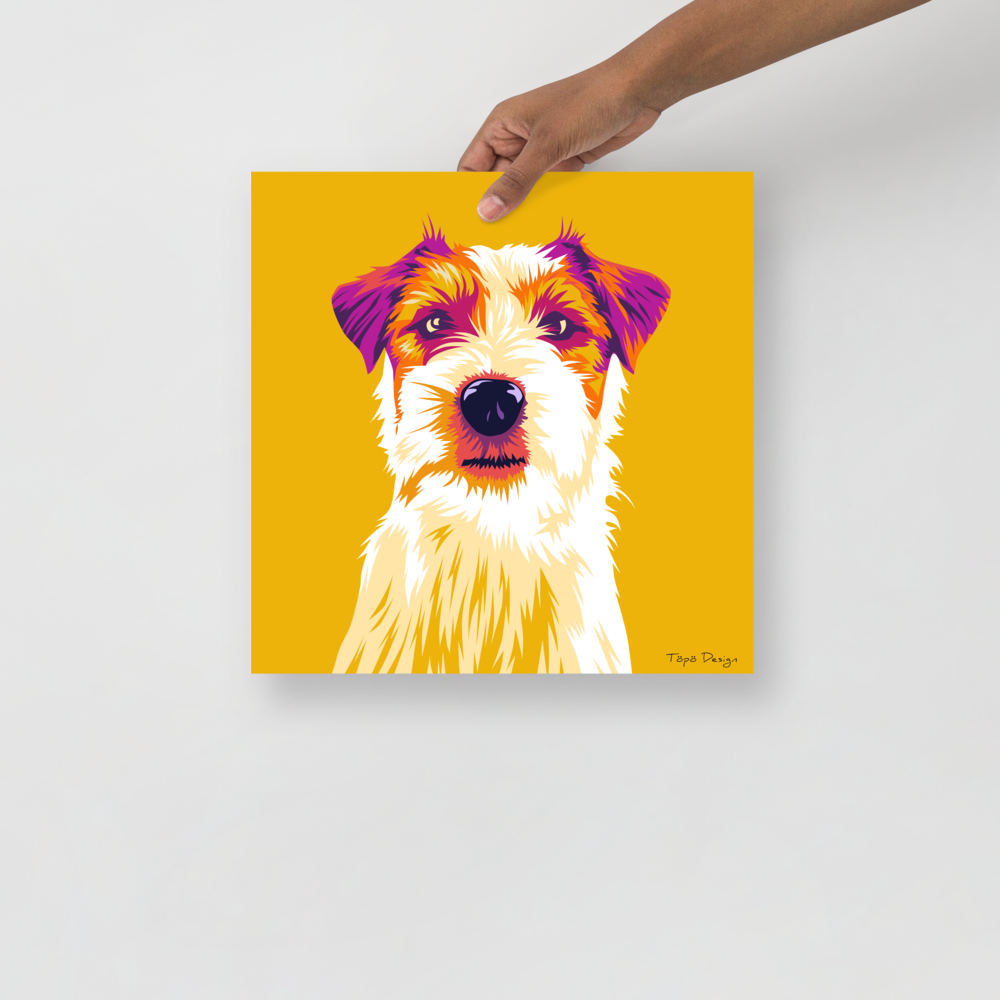 Jackrusselinterrieri Juliste, Pop Art