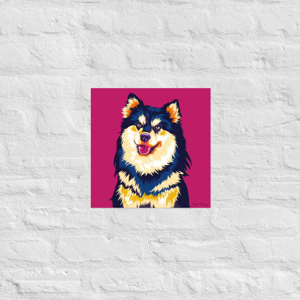 Suomenlapinkoira Juliste, Pop Art