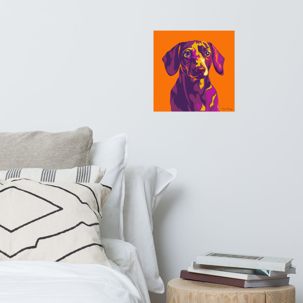 Mäyräkoira Juliste, Pop Art