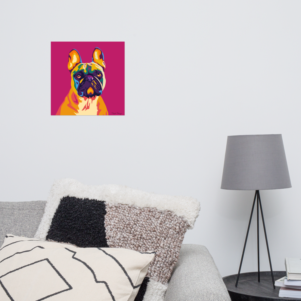 Ranskanbulldoggi Juliste, Pop Art
