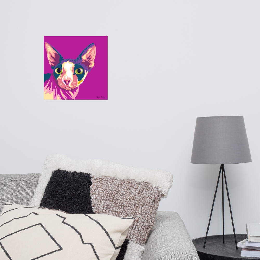 Sfinx kissa Juliste, Pop Art