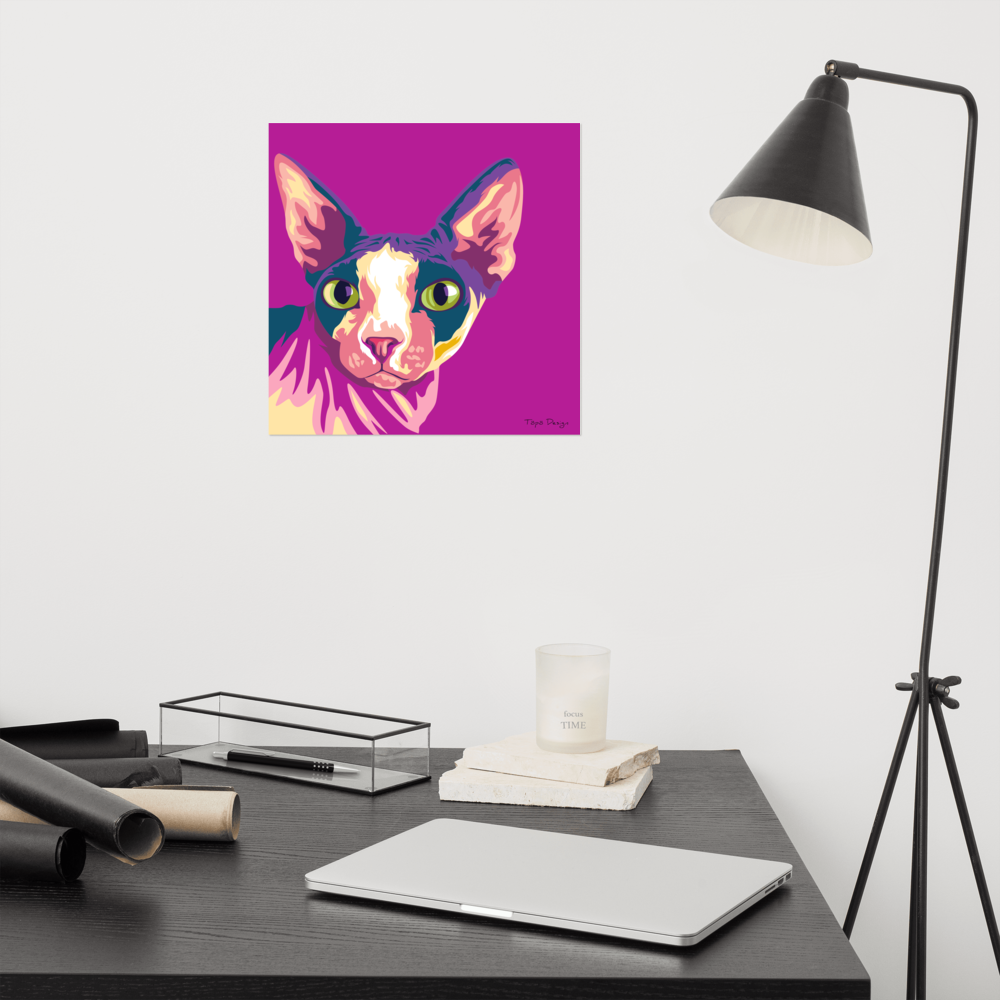 Sfinx kissa Juliste, Pop Art
