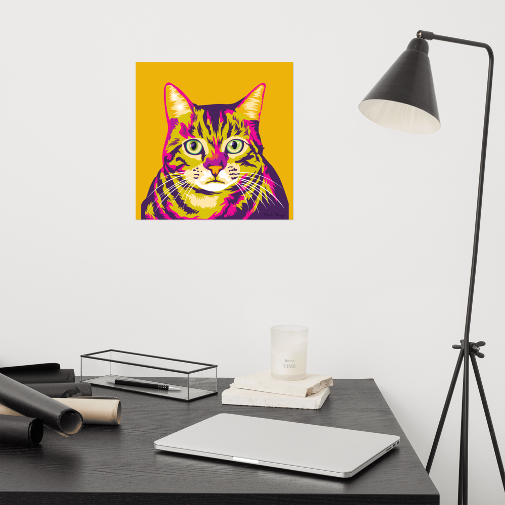 Maatiaiskissa Viiru Juliste, Pop Art