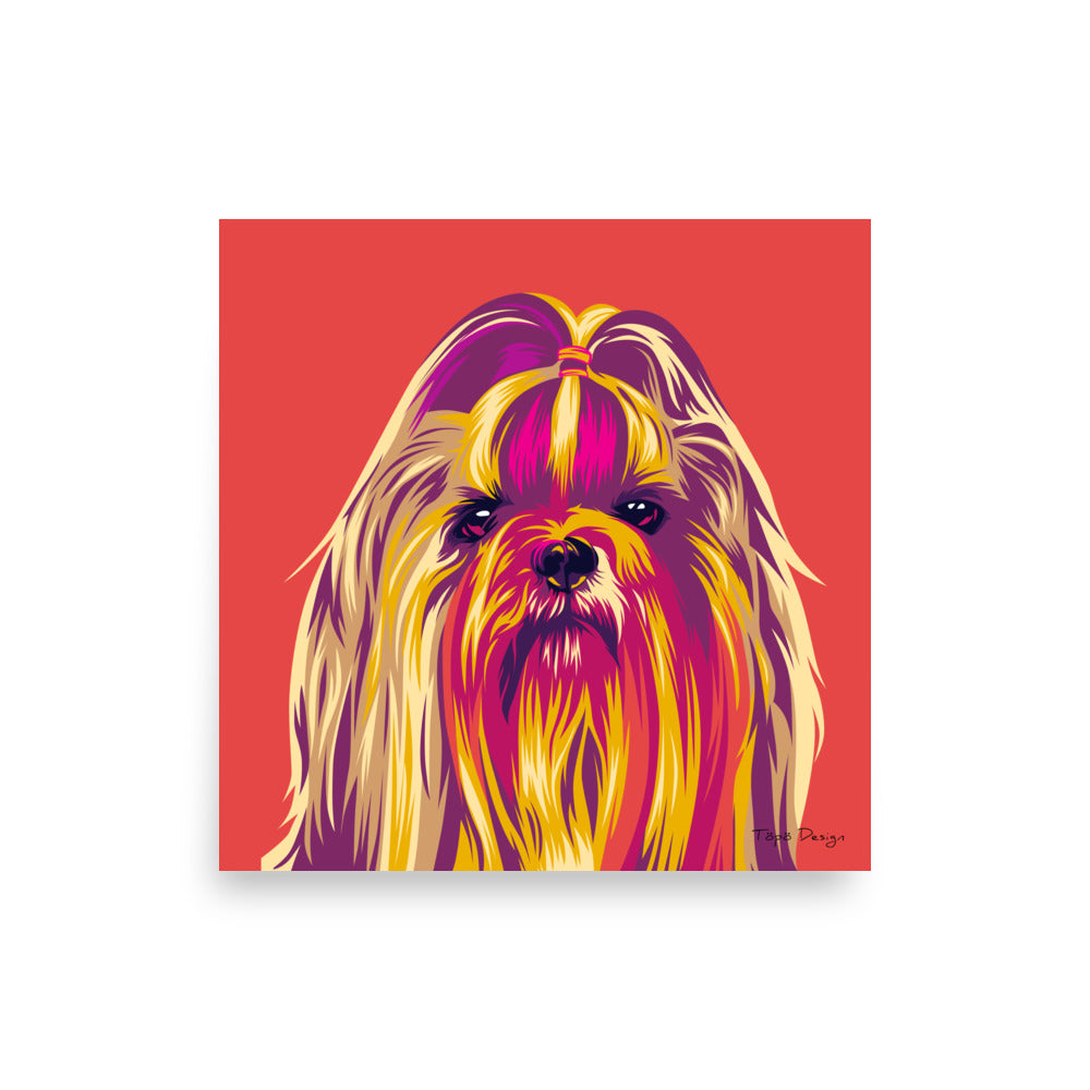 Shih tzu Juliste, Pop Art