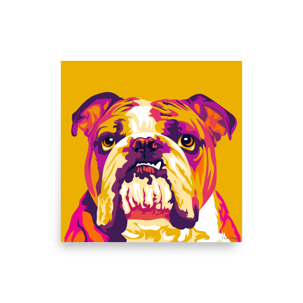 Englanninbulldoggi Juliste, Pop Art